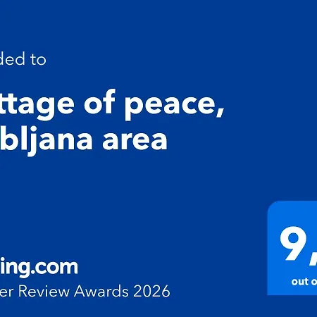 Σαλέ Of Peace, Ljubljana Area